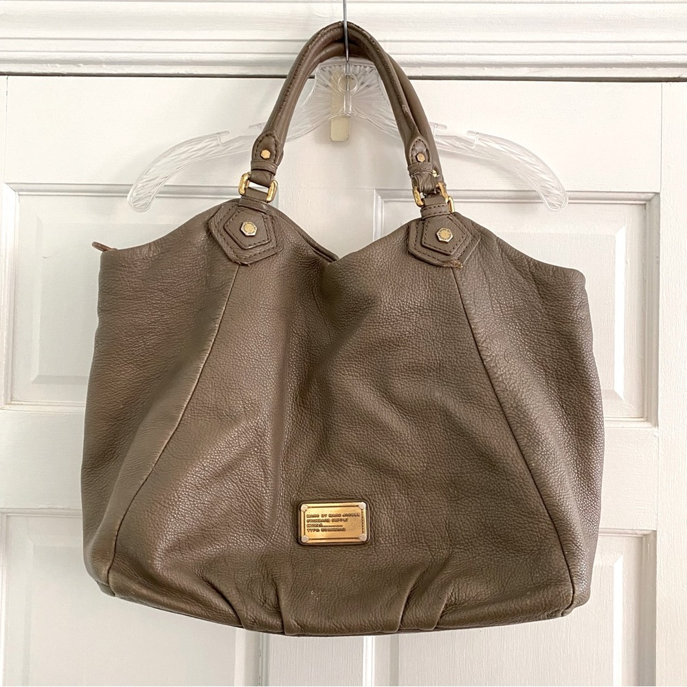 Marc by Marc Jacobs Classic Q Francesca Tote Brown Large Roomy Slouchy *READ*